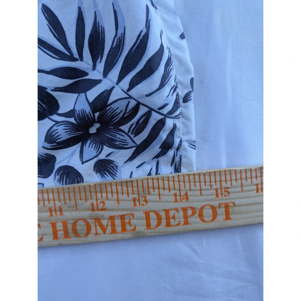 Polo Sport Swim Trunks Mens L Blue Floral Tropical Mesh‎ Lined Board Shorts